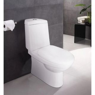 Унитаз-компакт Azario Trend AZ2015-P ободковый с сиденьем микролифт P-trap